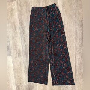 Vintage Coin Accordian Ribcage Wide leg pants